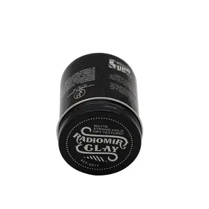 100ml pomada OEM gel para el cabello privae Etiqueta de aluminio 150g aroma de frutas sin alcohol pelo barro cera