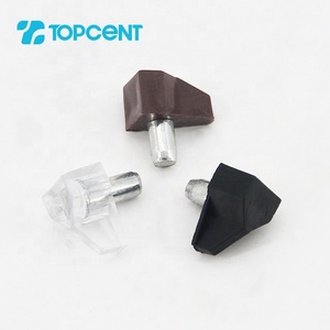 TOPCENT ตู้เฟอร์นิเจอร์ชั้นวางพลาสติก5มม. หมุดหมุดหมุดหมุดชั้นวางของสนับสนุนตู้เสื้อผ้า - Product Image 1