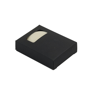 Giá Cả Hợp Lý Tùy Chỉnh In Logo Đen Kraft Matte Giấy Bath Soap Bao Bì Hộp Quà Tặng Với Cửa Sổ Rõ Ràng - Product Image 1