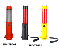 Bâton de signalisation de sécurité LED télescopique et extensible pour la circulation piétonne, avec clignotement réglable, vente en gros