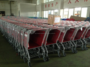 Rh-smp210 210L de plástico de <span class=keywords><strong>supermercado</strong></span> cesta cesta de plástico del carro de compras carro - Product Image 4