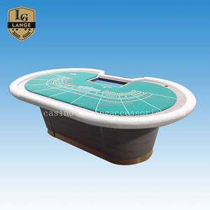 <span class=keywords><strong>Table</strong></span> de <span class=keywords><strong>poker</strong></span> Baccarat de luxe professionnelle avec plateau de croupier pour les jeux de casino et le divertissement - Product Image 6