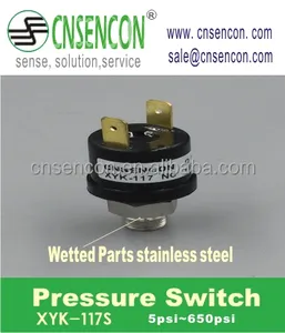 CNSENCON XYK-114 And 117 Oil Water Air Pressure Switch Control Air Pressure Switch 12 Volt