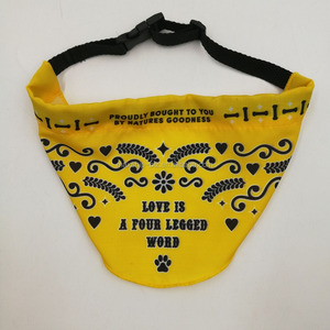 Collar de perro con impresión personalizada, bandana con hebilla ajustable, venta al por mayor - Product Image 5
