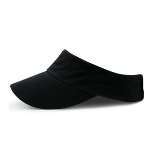 Custom Plain Visor Cap, Sweat Fabric Sun Visor with Adjustable <strong>Velcro</strong> <strong>Strap</strong> - Product Image 5