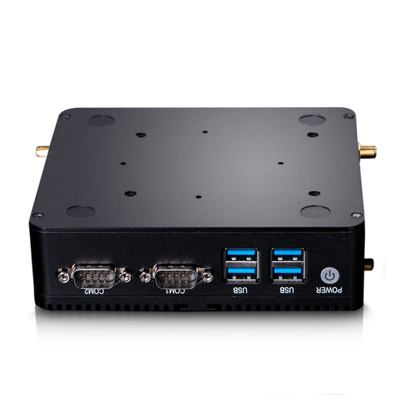 XCY client léger pas cher Double RS232 Double Lan celeron J1900 Windows10/Linux sans ventilateur mini pc