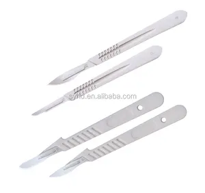 Carbon steel/stainless steel sterile surgical scalpel blade