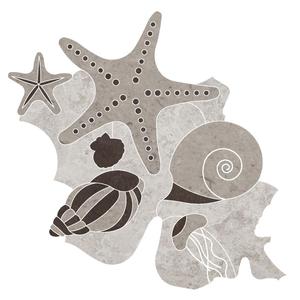 Étoile Perle Coquille <span class=keywords><strong>En</strong></span> <span class=keywords><strong>Verre</strong></span> de Mosaïque De Jet D'eau - Product Image 5