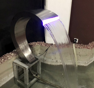 Rubinetto della cascata delle <span class=keywords><strong>fontane</strong></span> della cascata della parete della cascata della piscina dell'acciaio inossidabile <span class=keywords><strong>per</strong></span> la stazione termale e il messaggio - Product Image 1