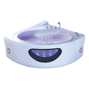 Klassischer Whirlpool <span class=keywords><strong>Massage</strong></span> Acryl Badewanne mit LED - Product Image 1