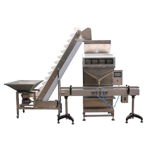 Pesadora lineal automática de 4 cabezales para gránulos, granos de café, arroz, embalaje, barril de papel de vidrio, Motor eléctrico, componentes PLC, 1 unidad - Product Image 6