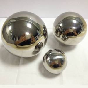 Bola hueca de acero inoxidable de 30mm y <span class=keywords><strong>40mm</strong></span> perforada con agujero/roscada con tuerca - Product Image 2