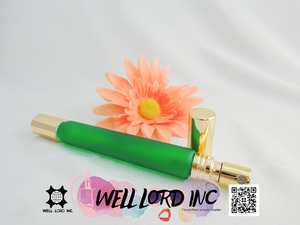 Tube cylindrique vide à double fonction vert attrayant Roll-On et flacon pulvérisateur à deux côtés avec scellage sécurisé - Product Image 4