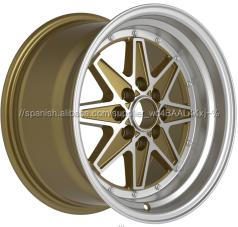 4X100-5X115.3 profunda labio borde hermosa aros rines de llantas para el mercado de 15x8.25 del fabricante - Product Image 1