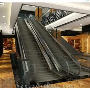 Gots VVVF الزجاج الكهربائي التلقائي السلالم المتحركة السكنية مركز تسوق المطار