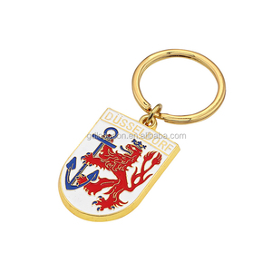 Llavero de Metal Personalizado de Alta Gama con el Escudo de Alemania, Recuerdo con Esmalte Duro - Product Image 1