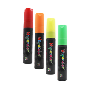 Thâm quyến <span class=keywords><strong>2025</strong></span> huỳnh quang 15 mét tip phẳng 8 màu gói chất lỏng phấn Bút Đánh Dấu - Product Image 5