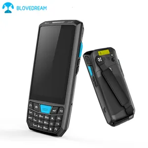 Blovedrem T80S坚固工业移动1D 2D激光QR条形码扫描仪pda android带GSM GPS