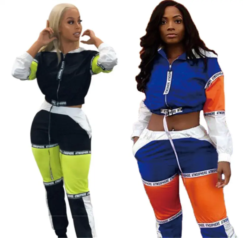 Design Ihre Eigenen Trainingsanzug Frauen 2 Stück Jogging Anzug Sport Tragen