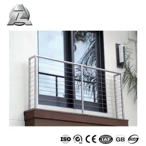 Ringhiera della piattaforma del portico del balcone in alluminio personalizzato