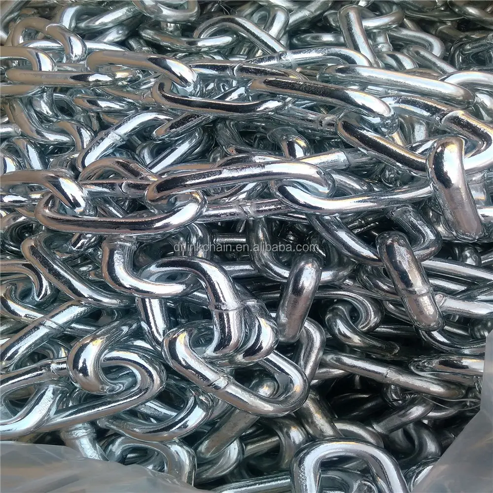 Made in China high quality DIN 5685 A/C steel alloy welded galvanized anti-skid chain tire chain