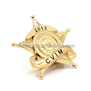 Pin kerah Enamel lembut sebagai bendera/bunga/bintang