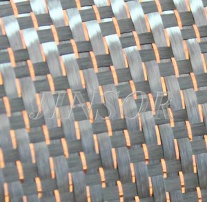 Paillettes de cuivre Tissu en fibre de carbone - Product Image 3