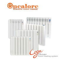 Espacio eléctrico industrial Tubo calentador independiente Opciones de programación diaria y semanal Calentadores de habitación de aluminio fundido a presión