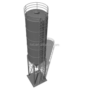 Tanque de cimento silo inferior do funil