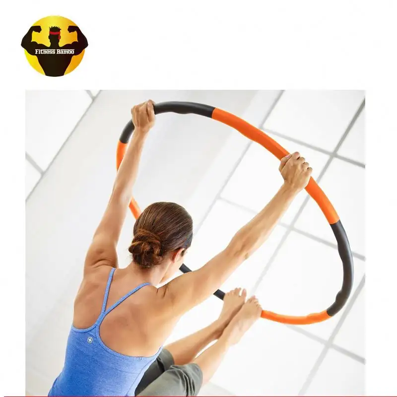 RAMBO Prezzo Basso Peso di Fitness Massaggio Schiuma Stampa Logo Personalizzato Hula Hoops