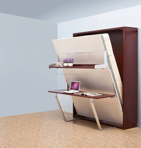 Tamaño de la <span class=keywords><strong>Reina</strong></span> murphy cama de pared extraíble Murphy cama con mesa de <span class=keywords><strong>estudio</strong></span> - Product Image 1