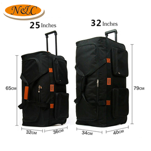 Productos de calidad, <span class=keywords><strong>precio</strong></span> de fábrica de equipaje bolsillo laminación bolsa de lona de gran capacidad ruedas bolsa y desaparecer de <span class=keywords><strong>viaje</strong></span> bolsa de lona - Product Image 5