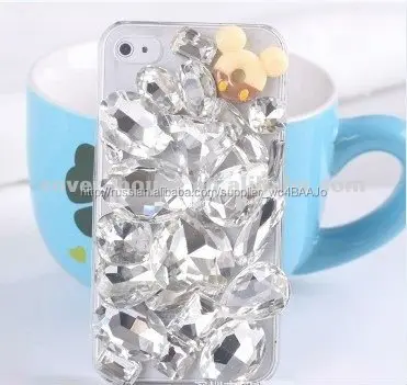 2012 новые дизайн роскоши большой Бриллианты для отделки жесткий чехол для iphone 4S