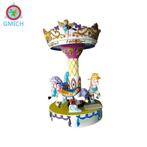 Parco divertimenti per bambini all'aperto 6 posti Mini carosello piccolo motore elettrico Merry-go-round - Product Image 3