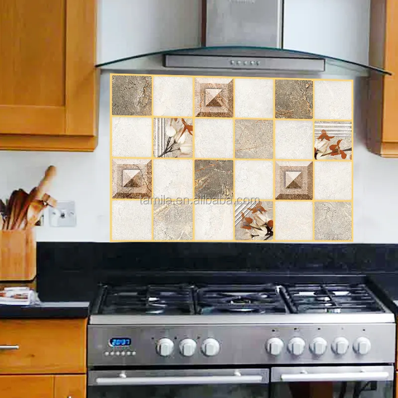 decorative kitchen oil-proof wall sticker removable waterproof aluminum foil sticker