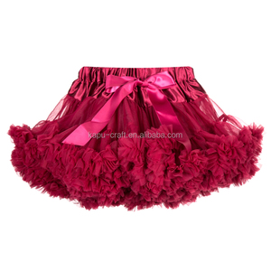 Gonna in Tulle Marrone di Alta Qualità per Danza Classica, Minigonna <span class=keywords><strong>Tutu</strong></span> per Bambine - Product Image 4
