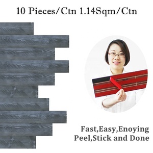 Peel and <strong>Stick</strong> <strong>on</strong> Wood <strong>Wall</strong> <strong>Panelling</strong> - Product Image 3