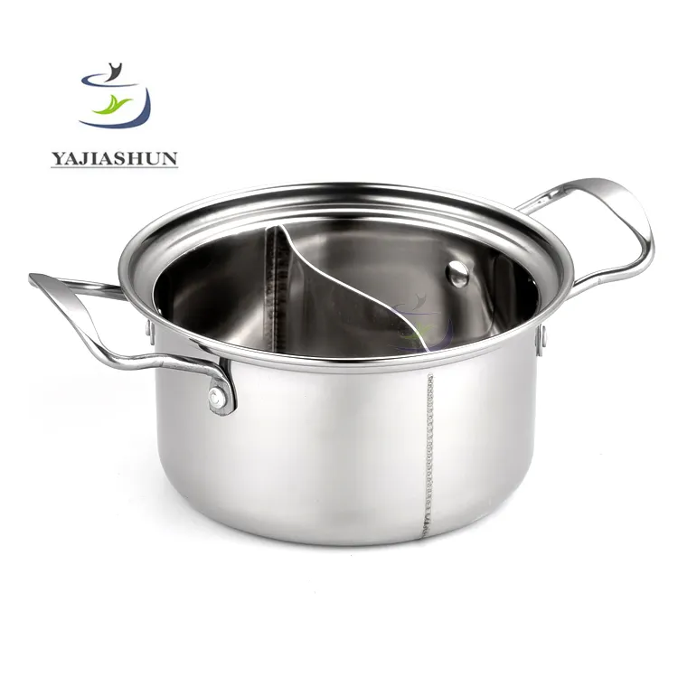 Restaurant Kitchenware 16CM Stainless Steel Chinese Hot Pot Soup Pot Mini Chafing Dish One人Pot