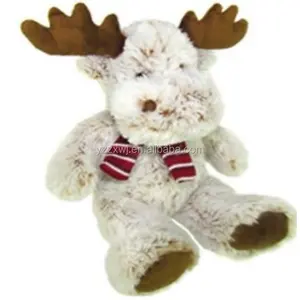 Peluche renne en peluche peluche ours en peluche cadeau de Noël promotionnel Noël renne en peluche doux bébé jouet en peluche renne en peluche doux