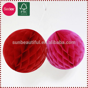 personalizado de <span class=keywords><strong>nido</strong></span> de <span class=keywords><strong>abeja</strong></span> de papel <span class=keywords><strong>bolas</strong></span> de la boda para la decoración del escenario - Product Image 1
