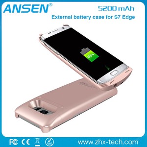 2016 precio justo y hermoso teléfono móvil cargador de copia de seguridad caja de batería para samsung galaxy s7 borde - Product Image 6