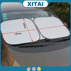 XITAI anillo Doble rápida plegable 140*68 cm sombrilla <span class=keywords><strong>del</strong></span> parabrisas <span class=keywords><strong>del</strong></span> coche con el mejor <span class=keywords><strong>precio</strong></span> - Product Image 1