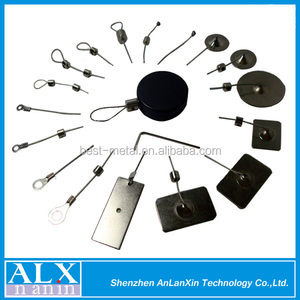 In acciaio cablata riavvolgitore/sicurezza recoiler/contro- furto scatola di tiro/display titolare - Product Image 5