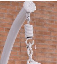 Wgcker balançoire œuf de patio extérieur blanche de mariage <span class=keywords><strong>chaise</strong></span> suspendue de balançoires de patio de conception originale - Product Image 6