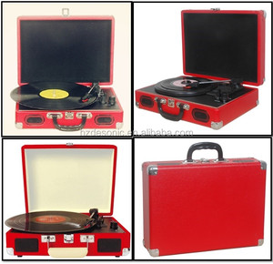 Meilleures ventes 2016 : Lecteur de disques portable en forme de valise, tourne-disque en forme de valise, phonographe USB en forme de valise - Product Image 5
