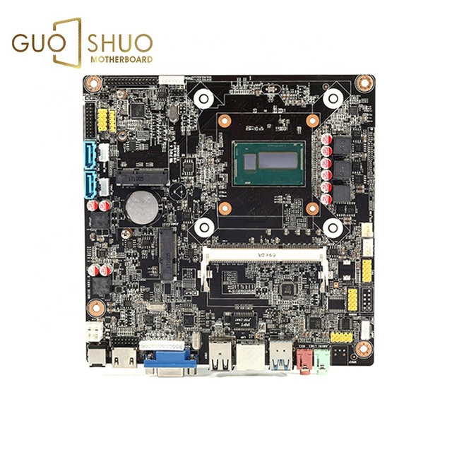 Lga1168 Support Core I3 I5 I7 Quad Core4v212 Embedded Mini-Itx Desktop Motherboard With1x Wifi 1x Vga 1x Lvds