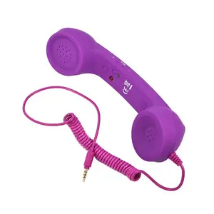 Retro Mobile Phone Receiver Telephone Handset Adjustable Volume Radiation Protection