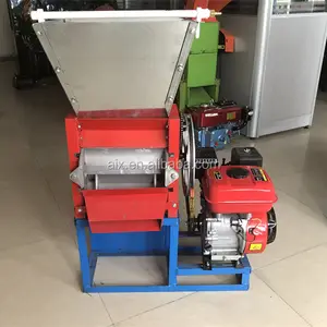 Small Coffee Bean Dehuller Machine Cocoa Bean Peel Removing Machine Fresh Coffee Bean Sheller Peeling Machine