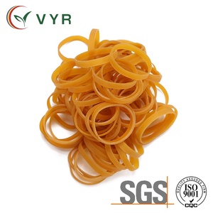 Karet gelang kepiting elastis, ikat karet elastis, ramah lingkungan, kuning, ketangguhan tinggi