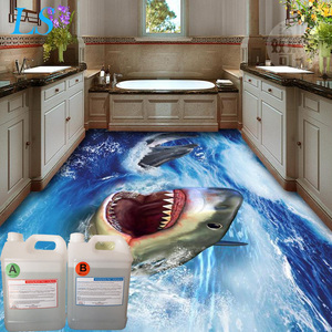 AmazingResin Liquido <span class=keywords><strong>3d</strong></span> Pavimento Auto-livellamento Epossidica Vernice per Pavimenti Per Decorato Piano - Product Image 3